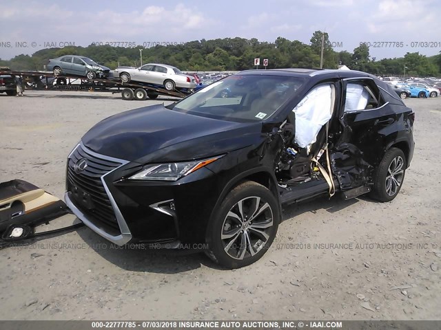 2T2BZMCA3GC034911 - 2016 LEXUS RX 350/BASE/F SPORT BLACK photo 2