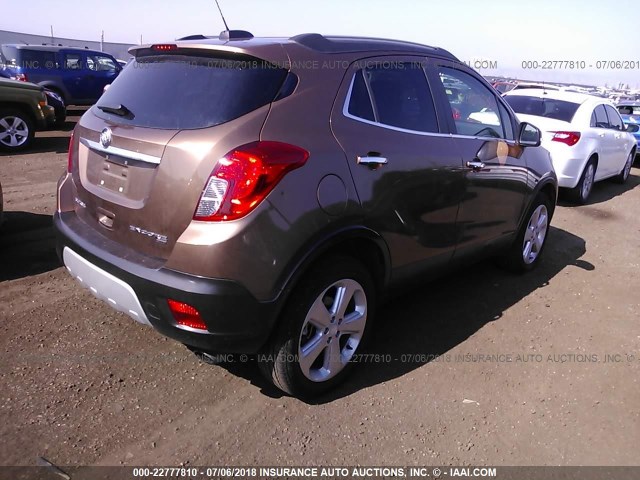 KL4CJFSB8GB535548 - 2016 BUICK ENCORE CONVENIENCE 棕色 照片 4