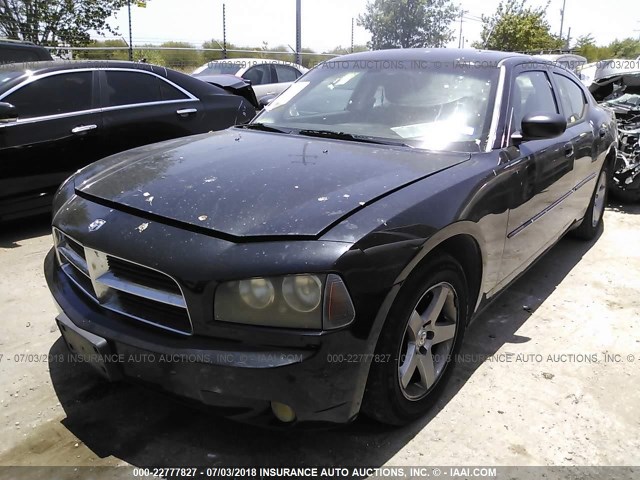 2B3KA33G88H308803 - 2008 DODGE CHARGER SXT BLACK photo 2