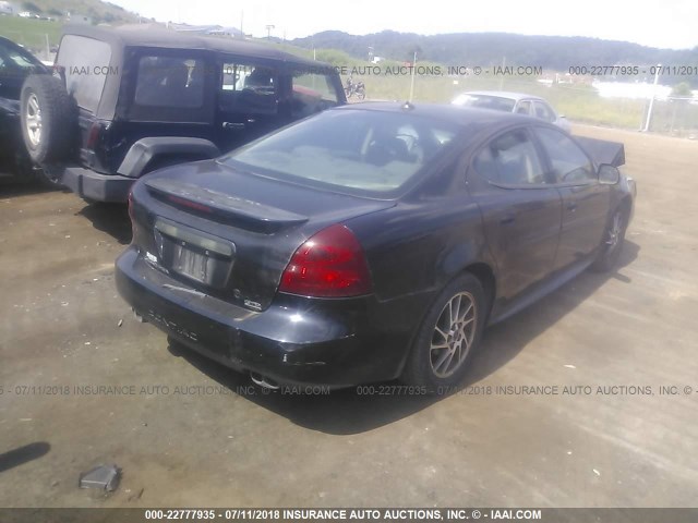 2G2WR524X41129794 - 2004 PONTIAC GRAND PRIX GTP BLACK photo 4