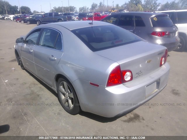 1G1ZC5E16BF197360 - 2011 CHEVROLET MALIBU 1LT SILVER photo 3