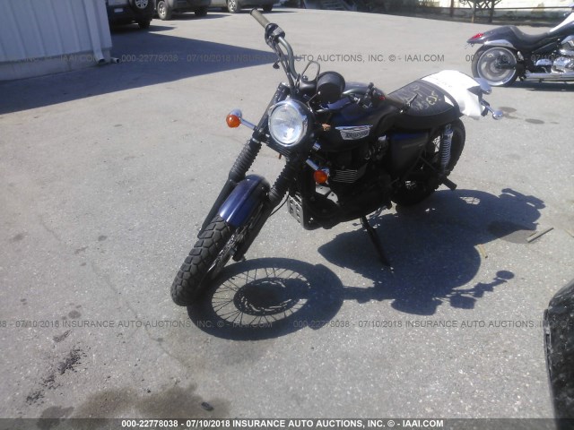 SMT925RN5ET638748 - 2014 TRIUMPH MOTORCYCLE SCRAMBLER BLUE photo 2