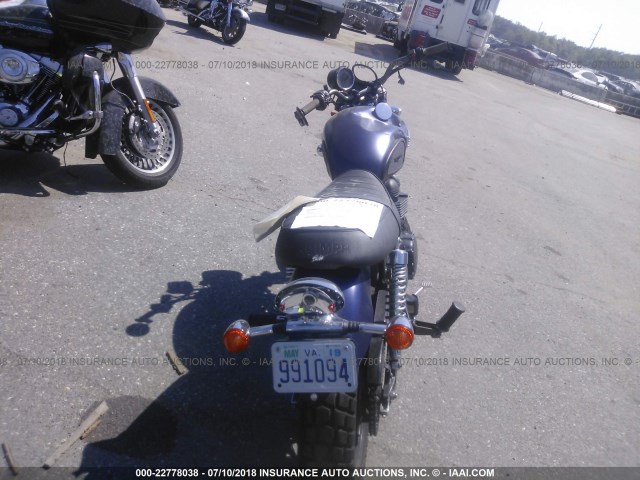 SMT925RN5ET638748 - 2014 TRIUMPH MOTORCYCLE SCRAMBLER BLUE photo 6
