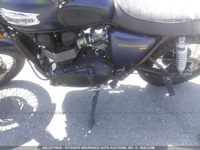 SMT925RN5ET638748 - 2014 TRIUMPH MOTORCYCLE SCRAMBLER BLUE photo 9