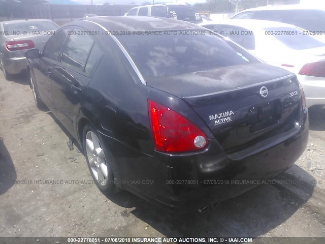 1N4BA41E25C832054 - 2005 NISSAN MAXIMA SE/SL BLACK photo 3