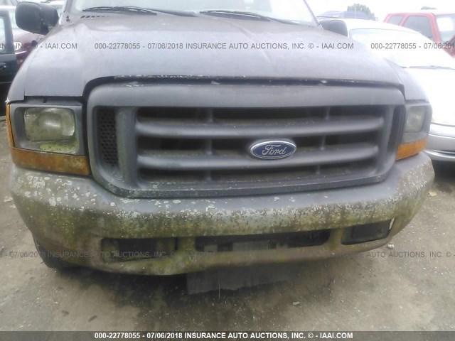 1FTSW30S0XEE26858 - 1999 FORD F350 SRW SUPER DUTY BLUE photo 6