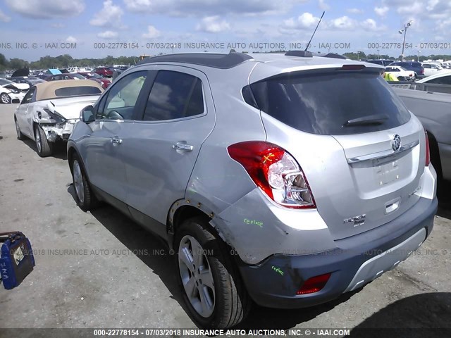 KL4CJASB5GB611505 - 2016 BUICK ENCORE SILVER photo 6