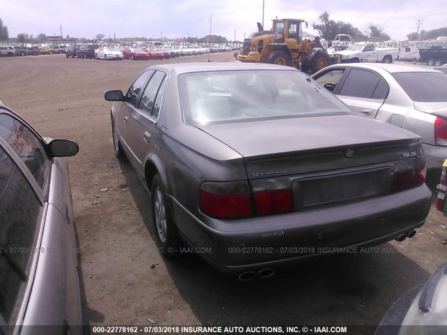 1G6KS54Y93U260641 - 2003 CADILLAC SEVILLE SLS GRAY photo 3