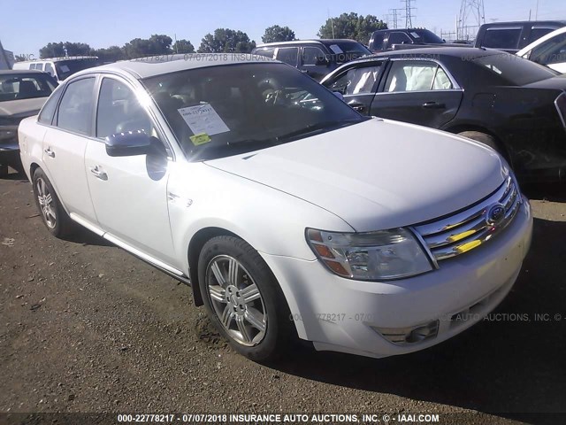 1FAHP25W48G179787 - 2008 FORD TAURUS LIMITED WHITE photo 1