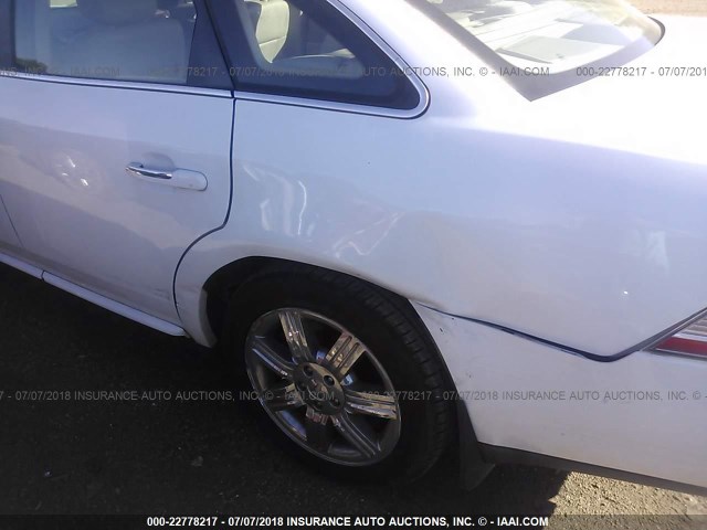 1FAHP25W48G179787 - 2008 FORD TAURUS LIMITED WHITE photo 6