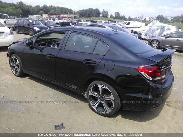 2HGFB6E53FH708356 - 2015 HONDA CIVIC SI BLACK photo 3