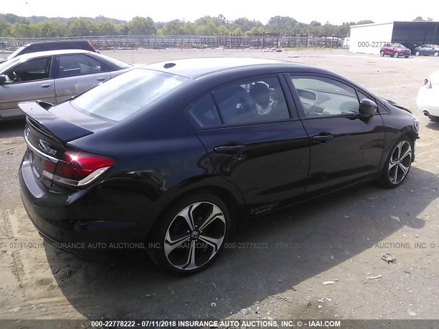 2HGFB6E53FH708356 - 2015 HONDA CIVIC SI BLACK photo 4