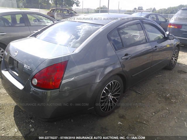 1N4BA41E95C831516 - 2005 NISSAN MAXIMA SE/SL GRAY photo 4