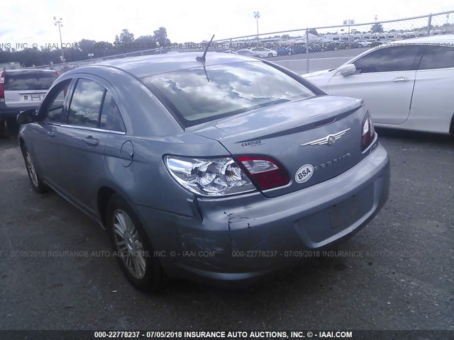 1C3LC56K87N513878 - 2007 CHRYSLER SEBRING TOURING GRAY photo 3