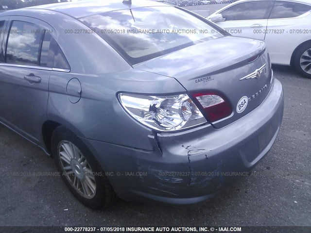 1C3LC56K87N513878 - 2007 CHRYSLER SEBRING TOURING GRAY photo 6