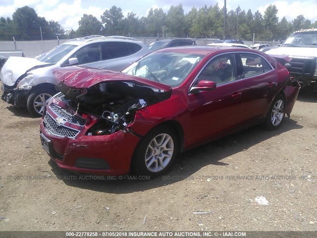 1G11D5RR5DF103062 - 2013 CHEVROLET MALIBU 1LT 红色 照片 2