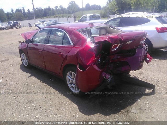 1G11D5RR5DF103062 - 2013 CHEVROLET MALIBU 1LT 红色 照片 3