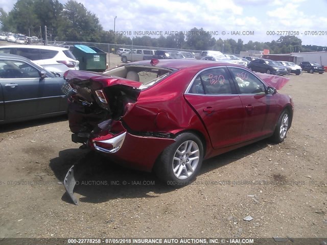 1G11D5RR5DF103062 - 2013 CHEVROLET MALIBU 1LT 红色 照片 4