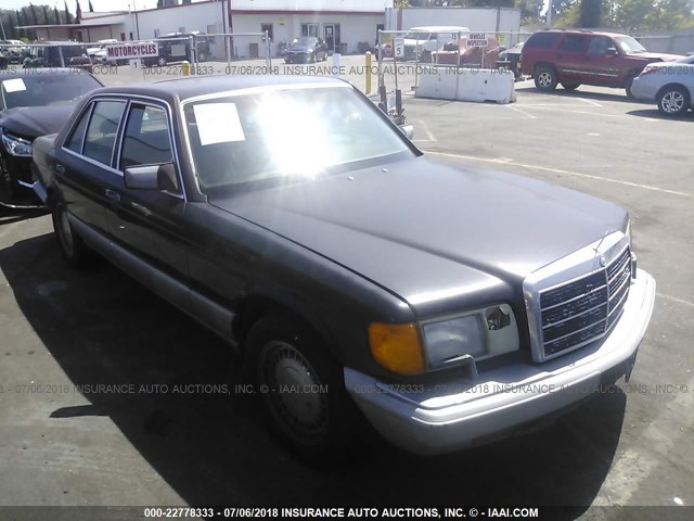 WDBCA35D3GA209811 - 1986 MERCEDES-BENZ 420 SEL BLACK photo 1