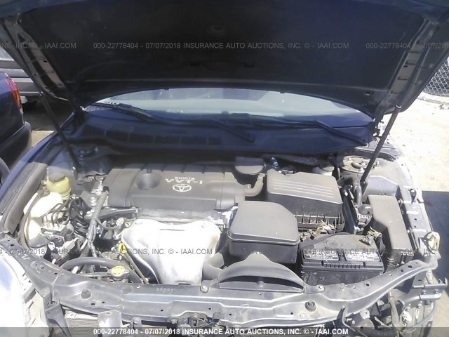 4T1BF3EK5AU071722 - 2010 TOYOTA CAMRY SE/LE/XLE GRAY photo 10