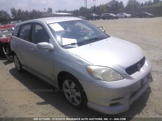 2T1KR32E93C022341 - 2003 TOYOTA COROLLA MATRIX XR SILVER photo 1