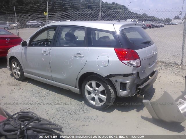 2T1KR32E93C022341 - 2003 TOYOTA COROLLA MATRIX XR SILVER photo 3