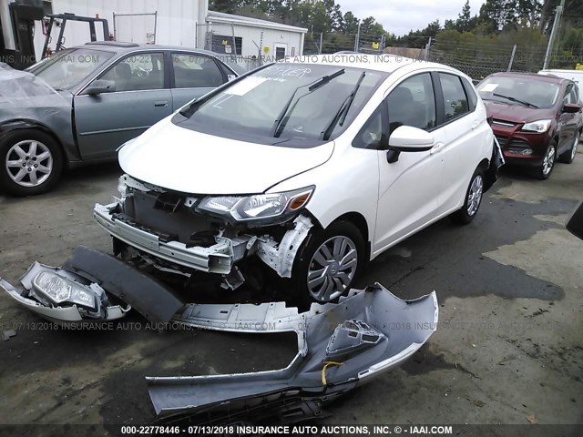 3HGGK5H52HM705673 - 2017 HONDA FIT LX WHITE photo 2