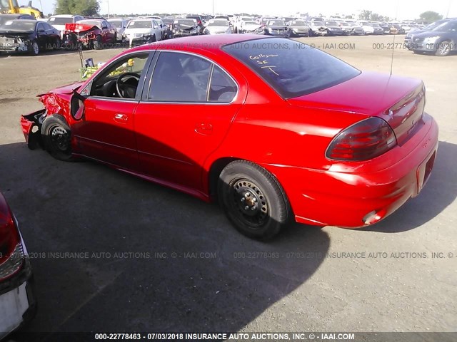 1G2NF52F73C260017 - 2003 PONTIAC GRAND AM SE1 RED photo 3