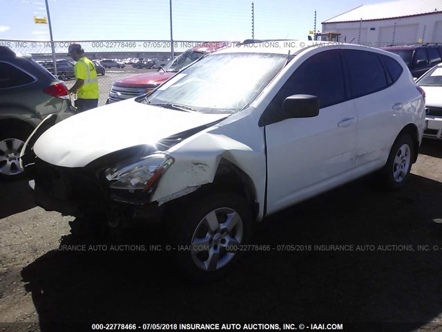 JN8AS58V59W189643 - 2009 NISSAN ROGUE S/SL WHITE photo 2