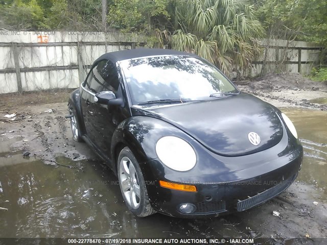 3VWSF31Y37M400992 - 2007 VOLKSWAGEN NEW BEETLE CONVERTIBLE OPTION PKG 2 BLACK photo 1