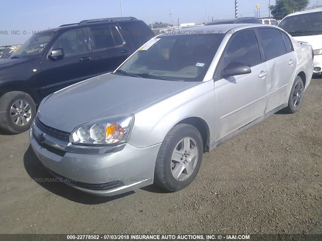 1G1ZT52845F316030 - 2005 CHEVROLET MALIBU LS 银色 照片 2