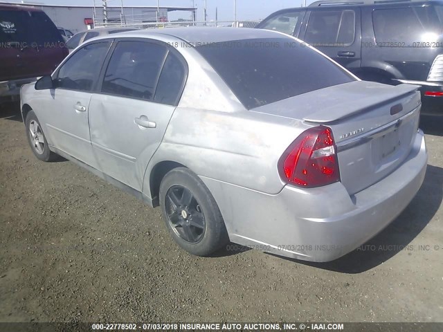 1G1ZT52845F316030 - 2005 CHEVROLET MALIBU LS 银色 照片 3