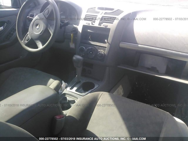 1G1ZT52845F316030 - 2005 CHEVROLET MALIBU LS 银色 照片 5