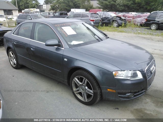 WAUDF78E46A260409 - 2006 AUDI A4 2.0T QUATTRO GRAY photo 1