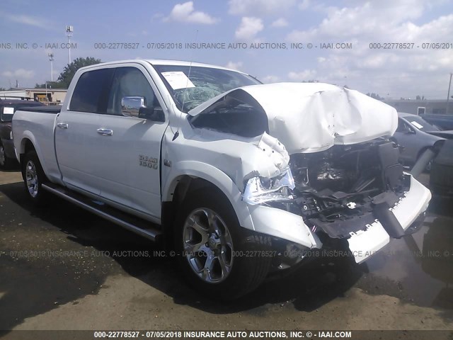 1C6RR7VT6HS774222 - 2017 RAM 1500 LARAMIE WHITE photo 1