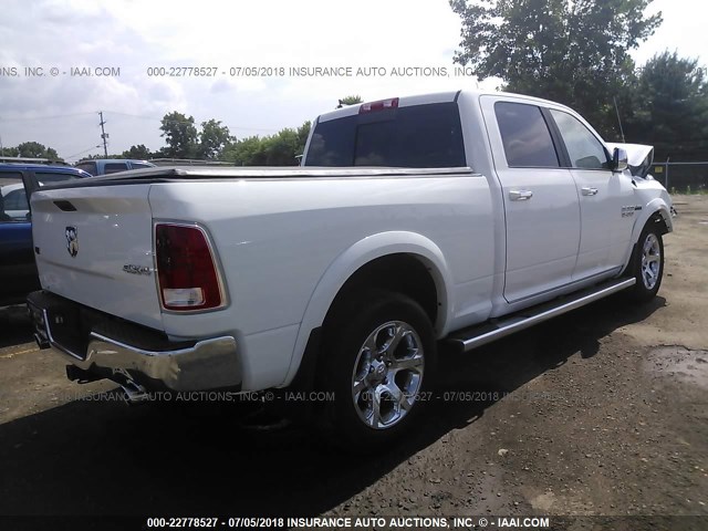 1C6RR7VT6HS774222 - 2017 RAM 1500 LARAMIE WHITE photo 4