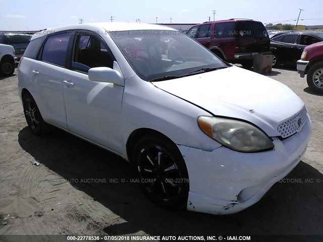 2T1KR32E73C025478 - 2003 TOYOTA COROLLA MATRIX XR WHITE photo 1