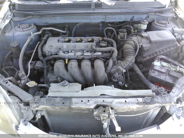 2T1KR32E73C025478 - 2003 TOYOTA COROLLA MATRIX XR WHITE photo 10