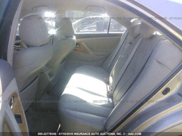 4T1BE46K78U213778 - 2008 TOYOTA CAMRY CE/LE/XLE/SE TAN photo 8