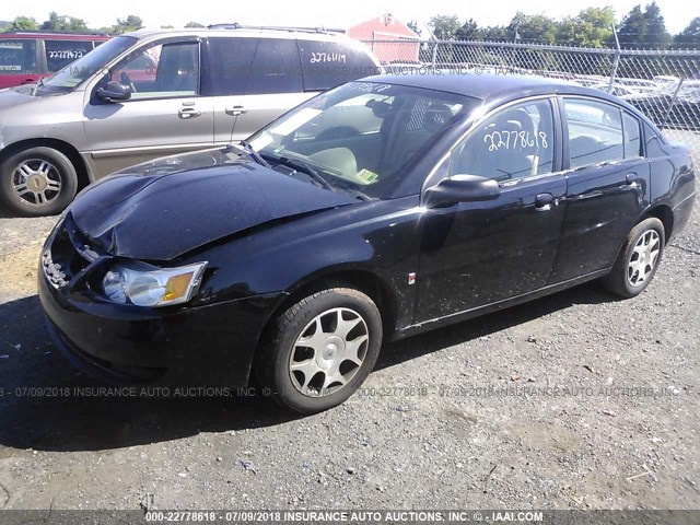 1G8AZ52F05Z176455 - 2005 SATURN ION LEVEL 2 BLACK photo 2