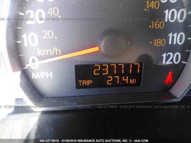 1G8AZ52F05Z176455 - 2005 SATURN ION LEVEL 2 BLACK photo 7