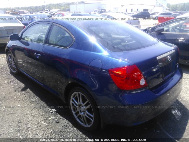 JTKDE167450048999 - 2005 TOYOTA SCION TC 蓝色 照片 3