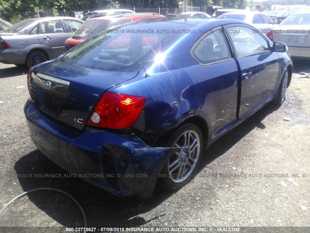 JTKDE167450048999 - 2005 TOYOTA SCION TC BLUE photo 6