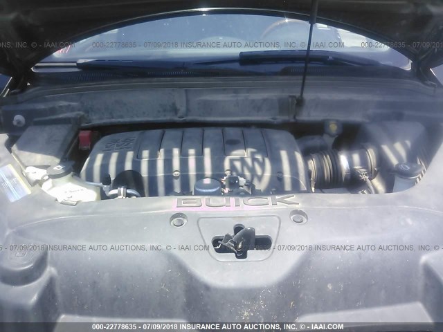 5GALVBED3AJ253381 - 2010 BUICK ENCLAVE CXL 棕色 照片 10