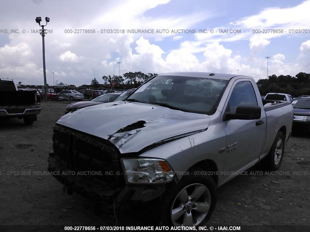 3C6JR6AT1DG509125 - 2013 RAM 1500 ST SILVER photo 2