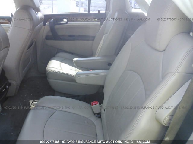 5GAEV23788J118994 - 2008 BUICK ENCLAVE CXL Blanc photo 8