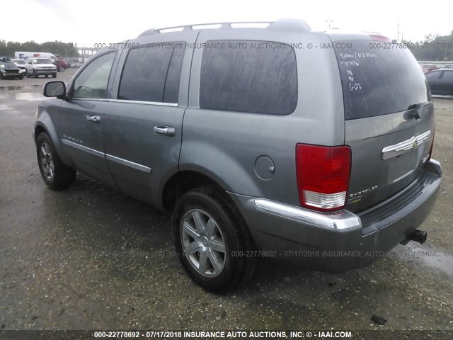 1A8HX58P39F707416 - 2009 CHRYSLER ASPEN LIMITED GRAY photo 3