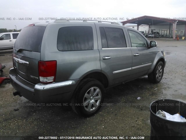 1A8HX58P39F707416 - 2009 CHRYSLER ASPEN LIMITED GRAY photo 4