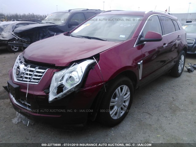 3GYFNBE32GS533071 - 2016 CADILLAC SRX LUXURY COLLECTION RED photo 2