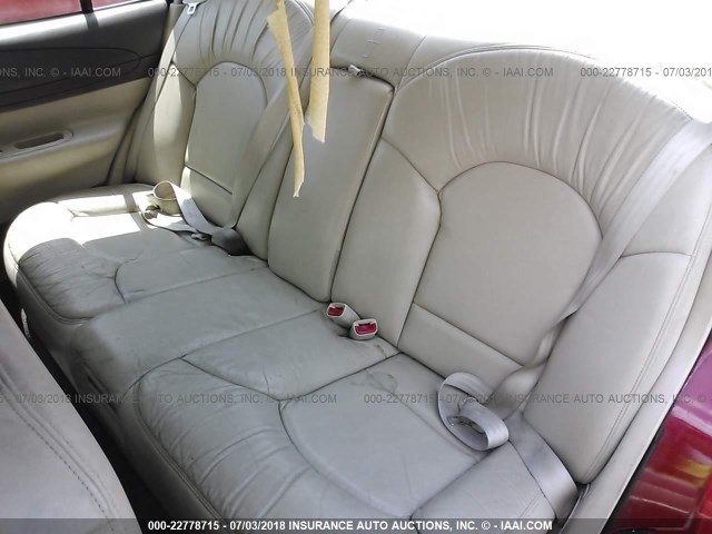 1LNHM97V6XY653243 - 1999 LINCOLN CONTINENTAL  Бордовый фото 8